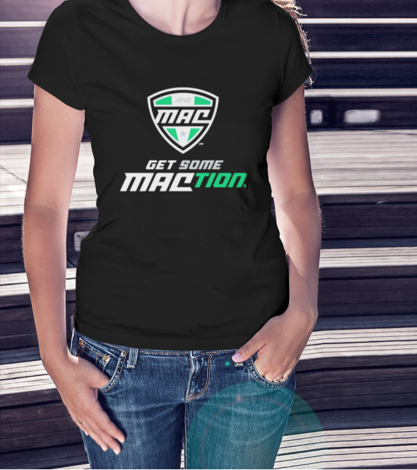 MAC 1946 Logo Get Some MACtion American Conference T-Shirt
