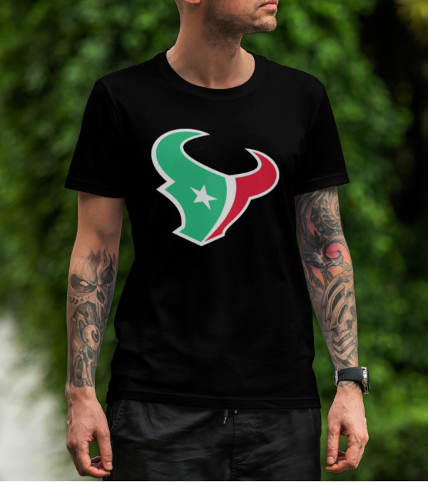 Houston Texans Black Clásico Regio Franklin '47 Mexico-Inspired T-Shirt
