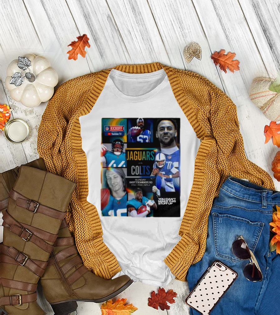 Jaguars at Colts NFL Kickoff Sunday September 10 YouTube TV T-Shirt
