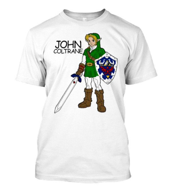 JOHN COLTRANE Legend Of Zelda Link Mashup T-Shirt