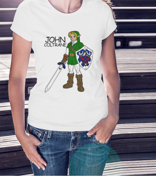 JOHN COLTRANE Legend Of Zelda Link Mashup T-Shirt