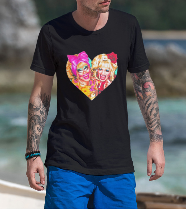 Trixie Mattel Katya Heart Funny Nordacious T&K T-Shirt