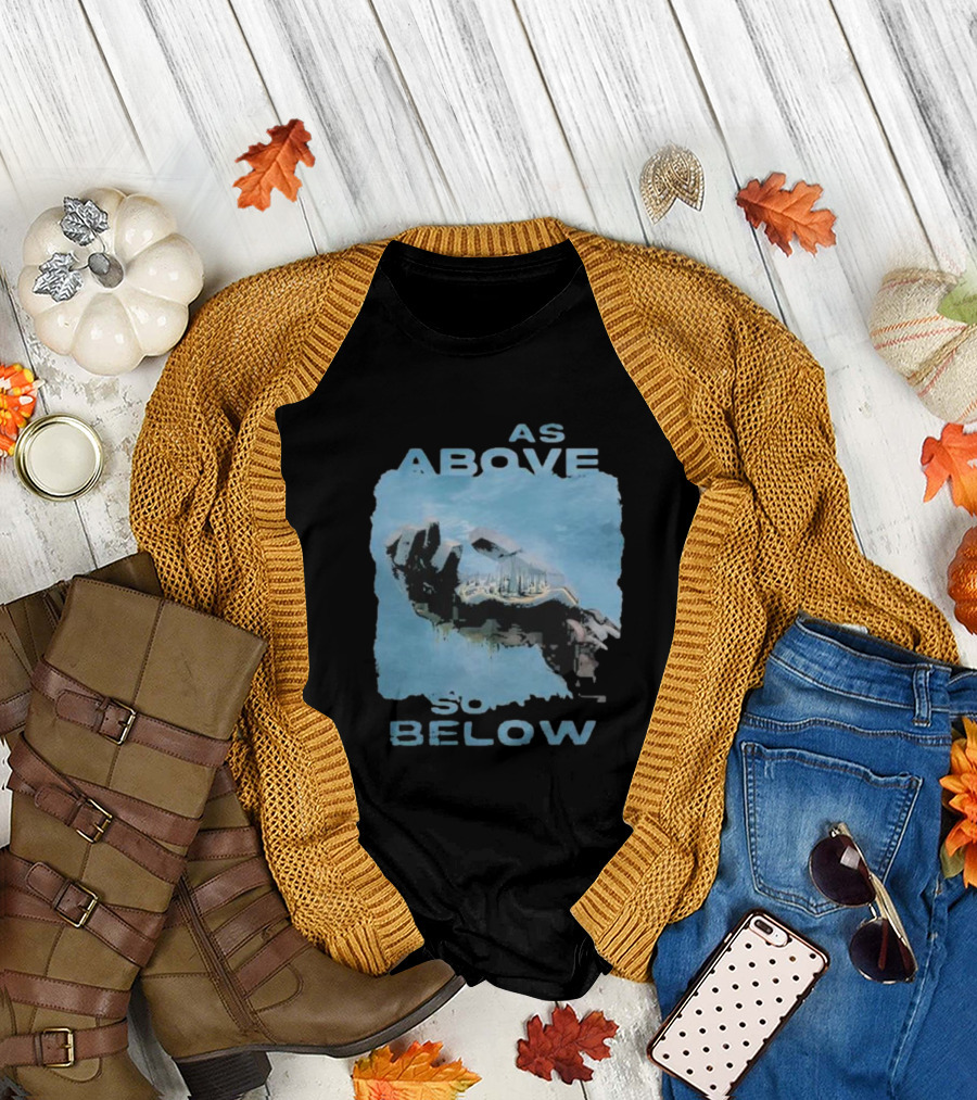 Fixt Essenger X Cryoshell As Above So Below Floating City Reflection T-Shirt