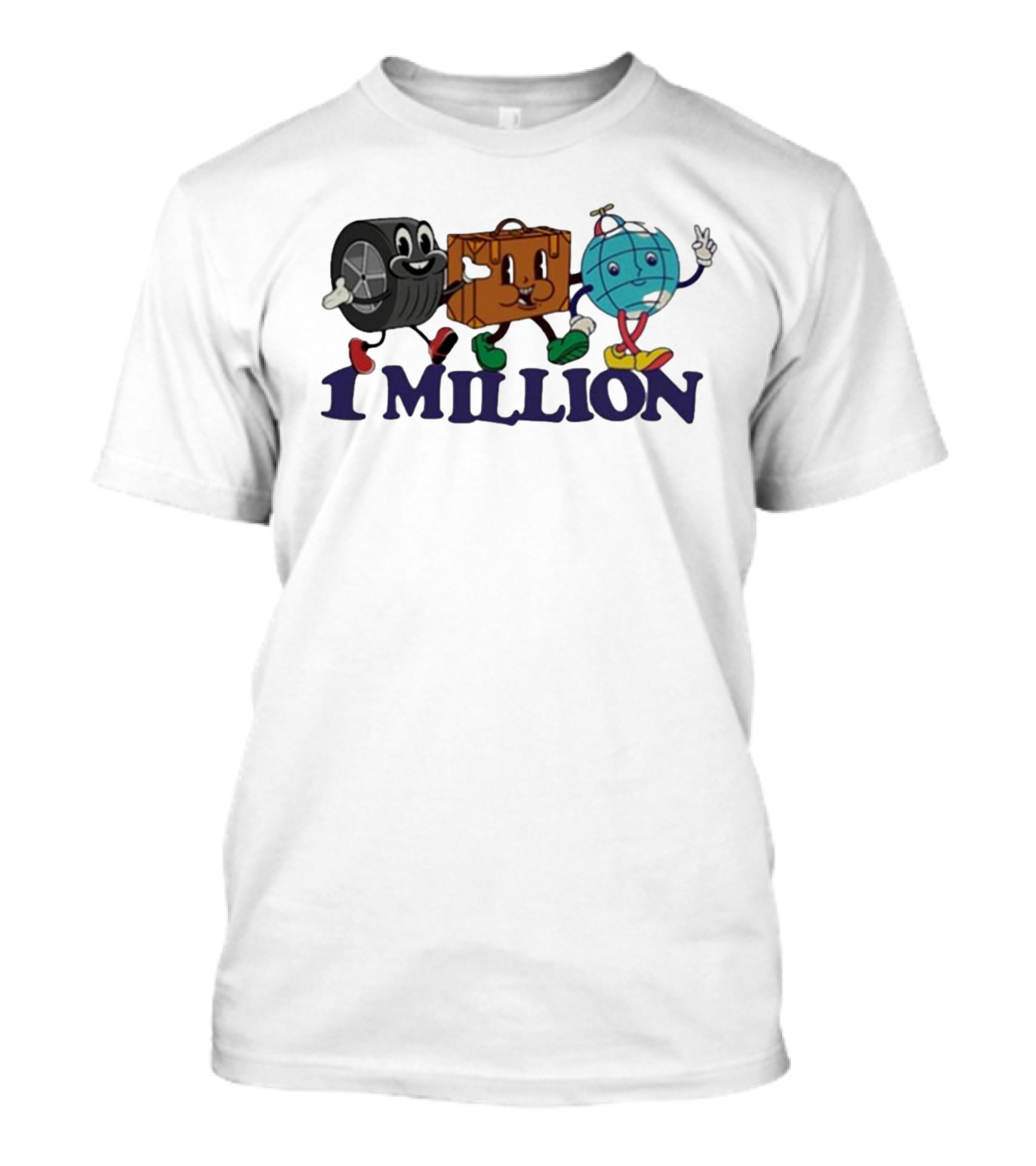 Sturniolo Triplets Cartoon Characters Celebrate 1 Million T-Shirt