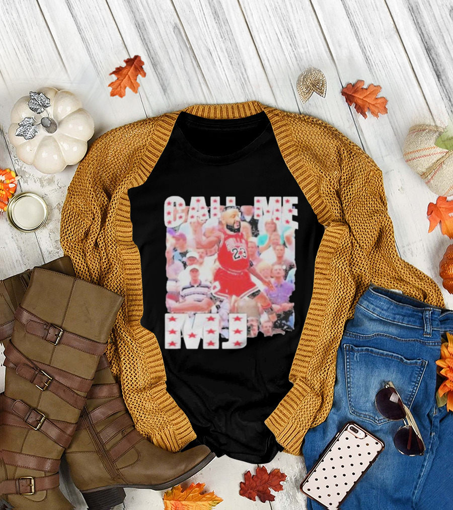 Call Me MJ Basketball Legend Jersey 23 Stars T-Shirt
