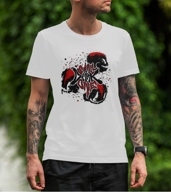 Small Dark One Ink Lil Darkie Symbolic Red And Black T-Shirt
