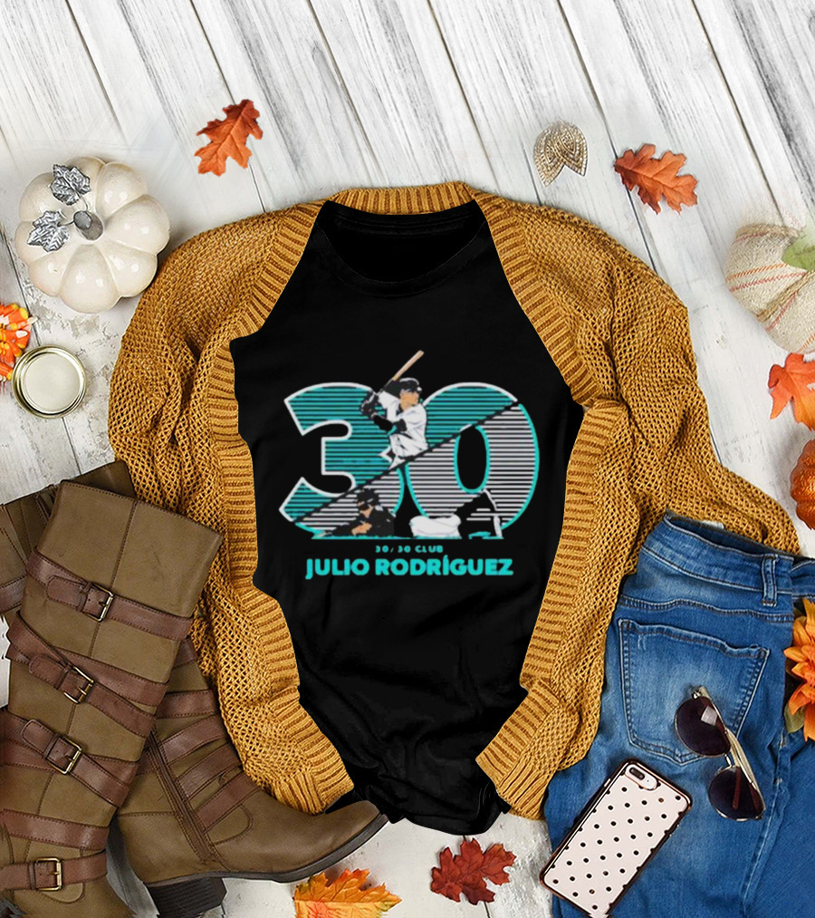 Seattle Baseball 30/30 Club Julio Rodríguez T-Shirt
