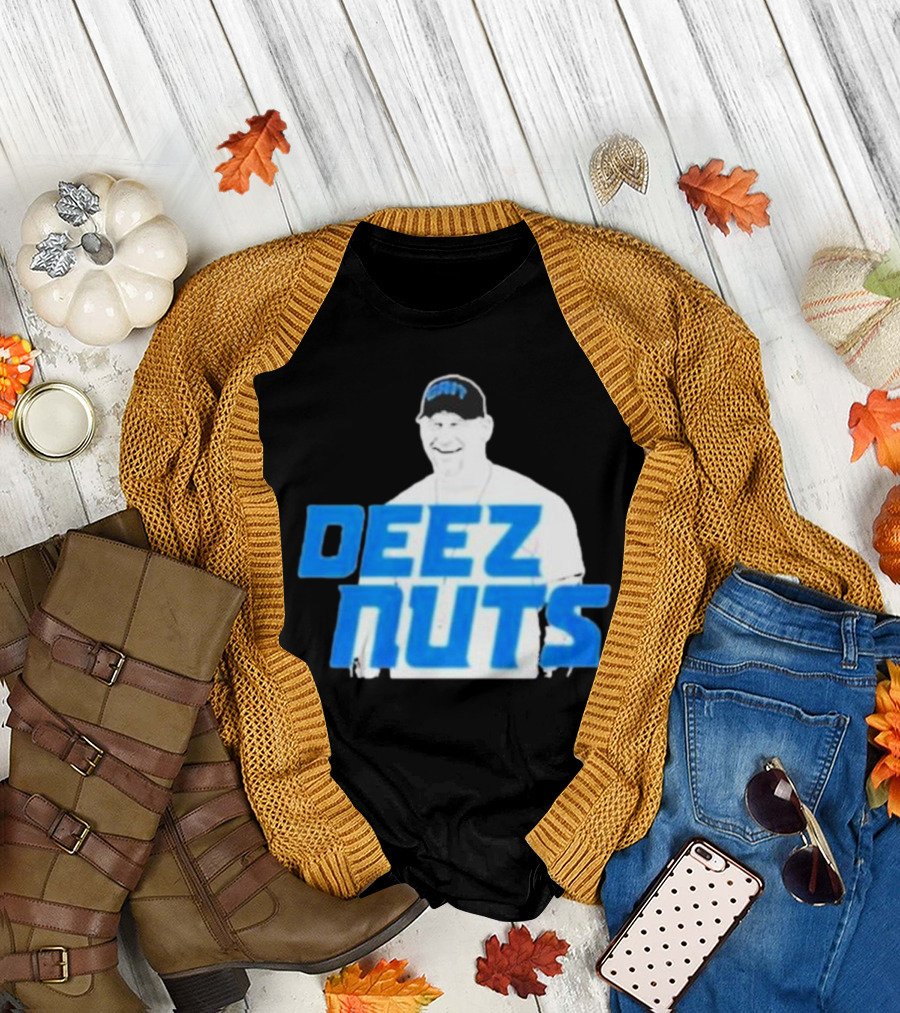 Dan Campbell Deez Nuts Detroit Lions Fan T-Shirt