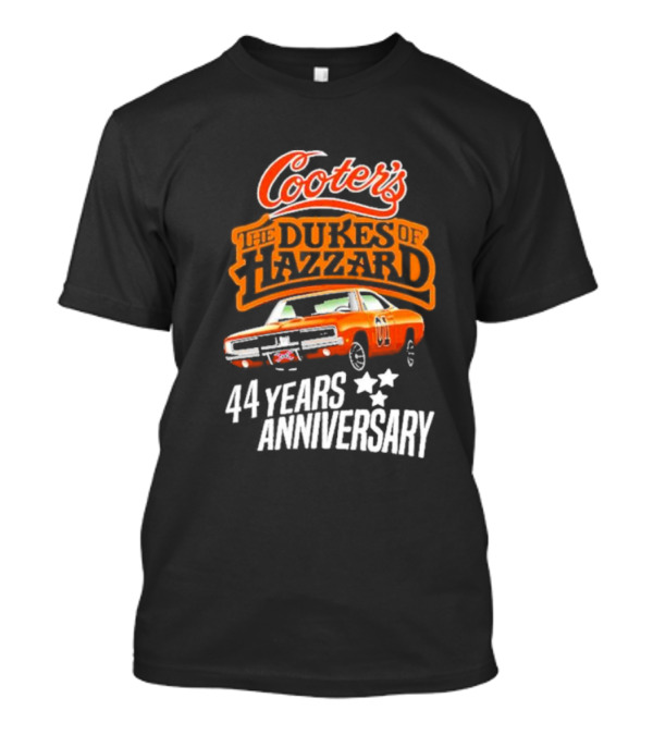 Cooter's The Dukes Of Hazzard 44 Years Anniversary Dodge Challenger T-Shirt