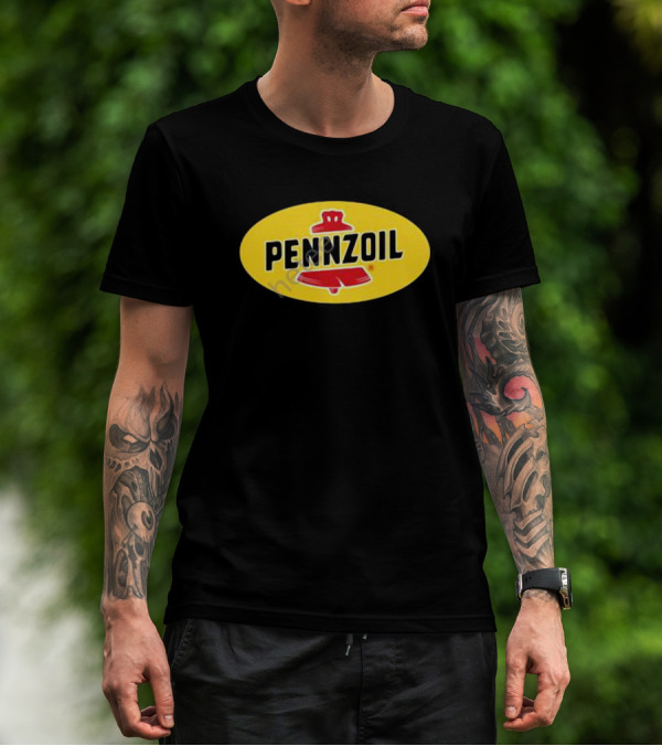 Ryan Blaney Pennzoil Racing Enthusiast Oval T-Shirt