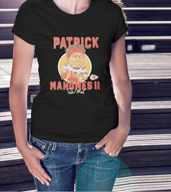 Patrick Mahomes II Red Mal Chiefs Signature T-Shirt
