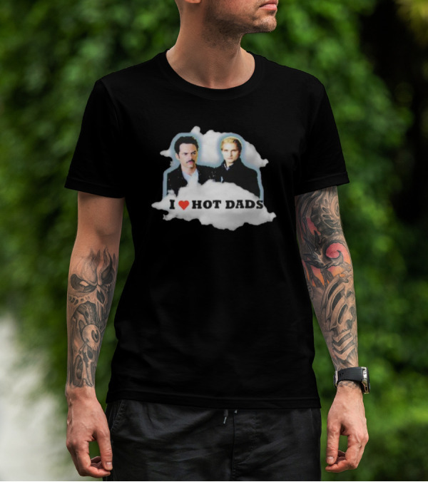 I Heart Hot Dads With Actors In Suits T-Shirt
