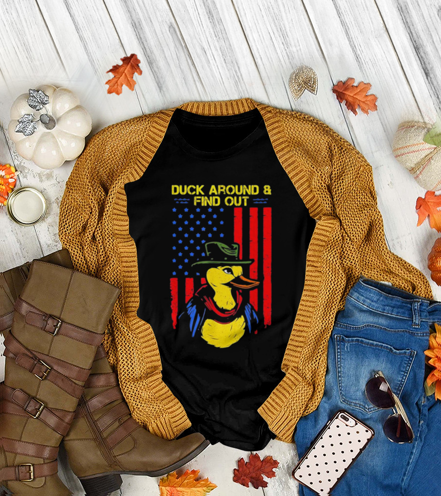 Oregon Duck Around And Find Out Patriotic T-Shirt
