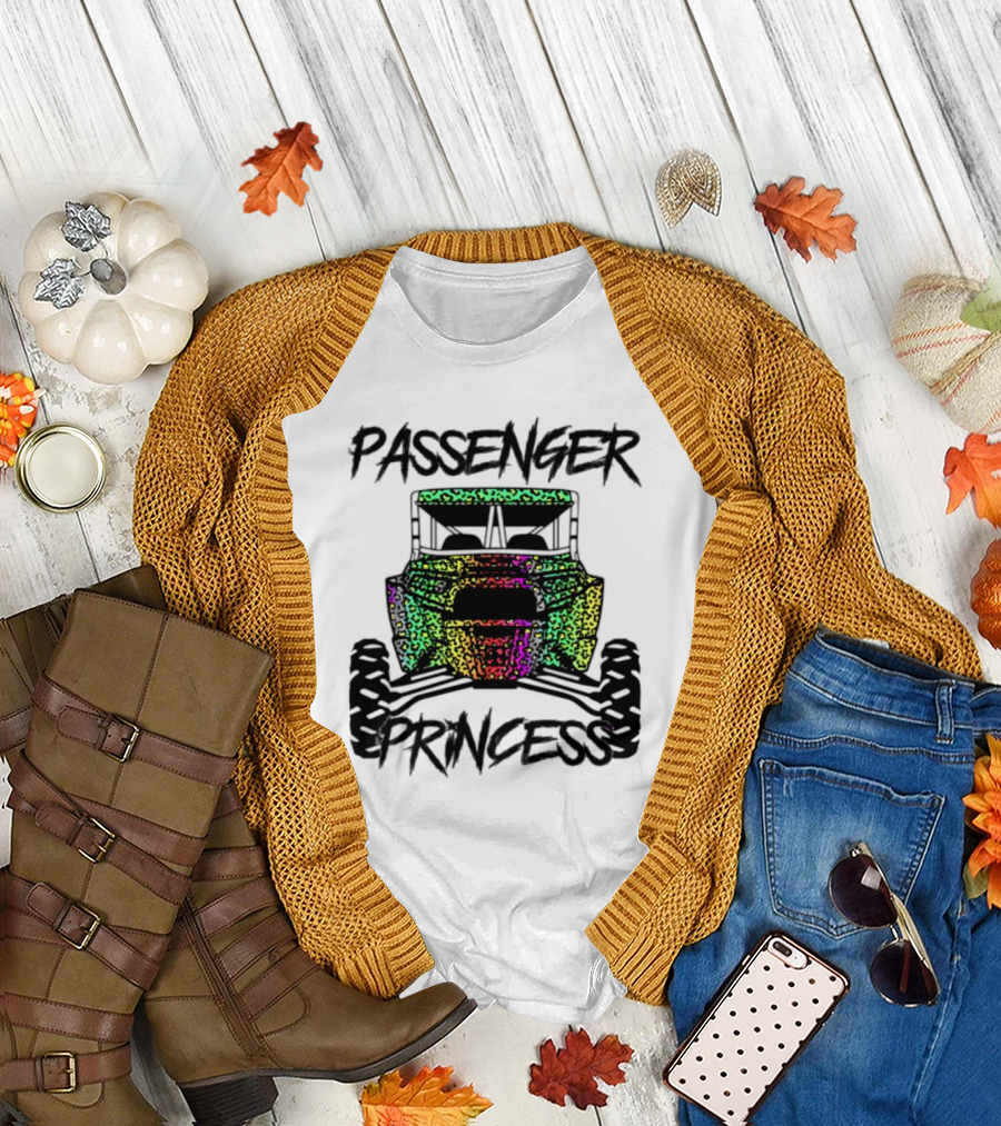 Passenger Princess Colorful Off-Road UTV T-Shirt