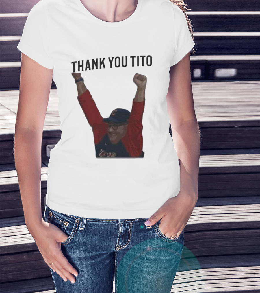 Thank You Tito Guardians Baseball T-Shirt