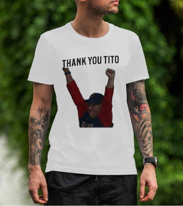 Thank You Tito Guardians Baseball T-Shirt