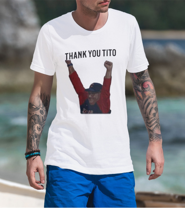 Thank You Tito Guardians Baseball T-Shirt