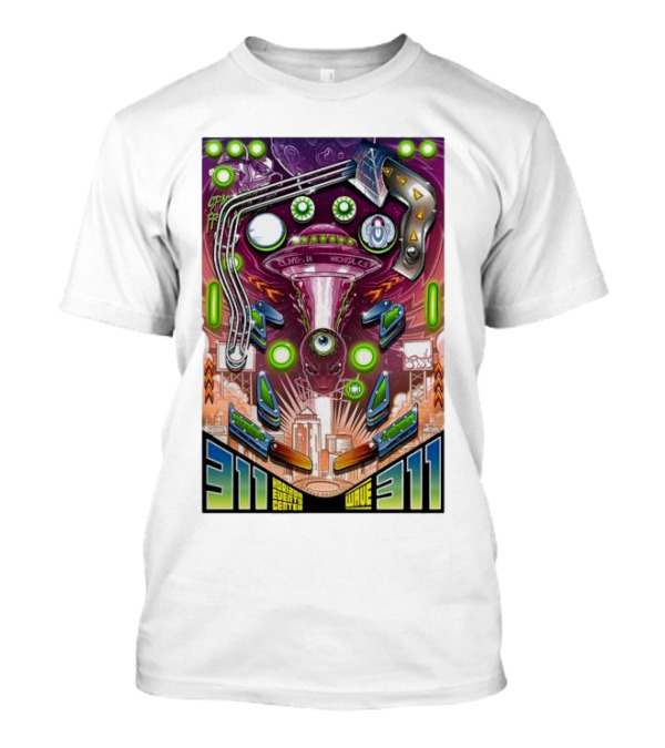 311 Houston Events Center Wave Playing In Wichita T-Shirt
