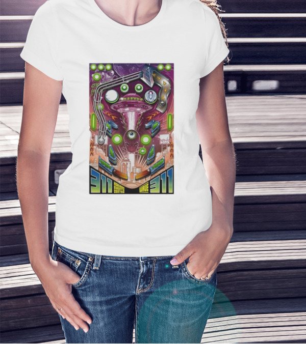 311 Houston Events Center Wave Playing In Wichita T-Shirt