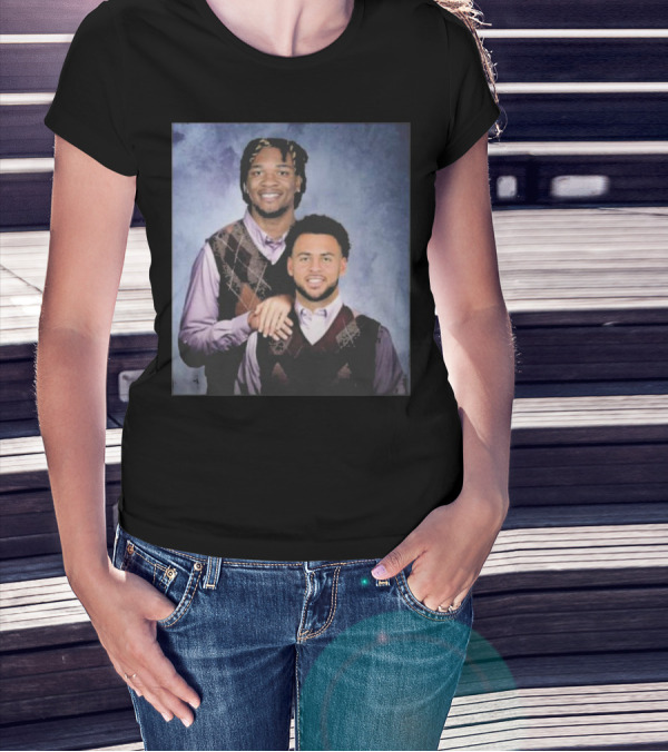 Michael Pittman Jr And Anthony Richardson Indianapolis Colts Step Brothers Meme T-Shirt