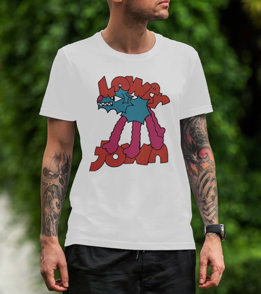 Lowertown Playful Cartoon Dog T-Shirt