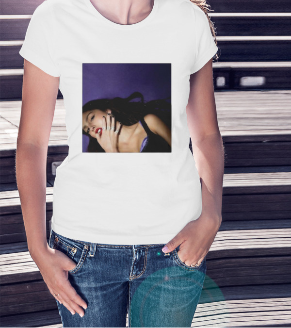 Olivia Rodrigo Guts Album Cover Image Purple Background T-Shirt