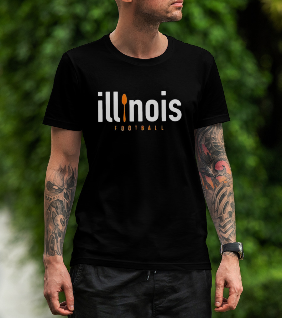Witherspoon Illinois Football Spoon T-Shirt