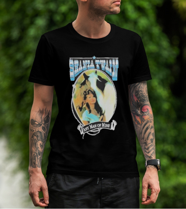 Shania Twain Any Man Of Mine Country Music Equestrian T-Shirt