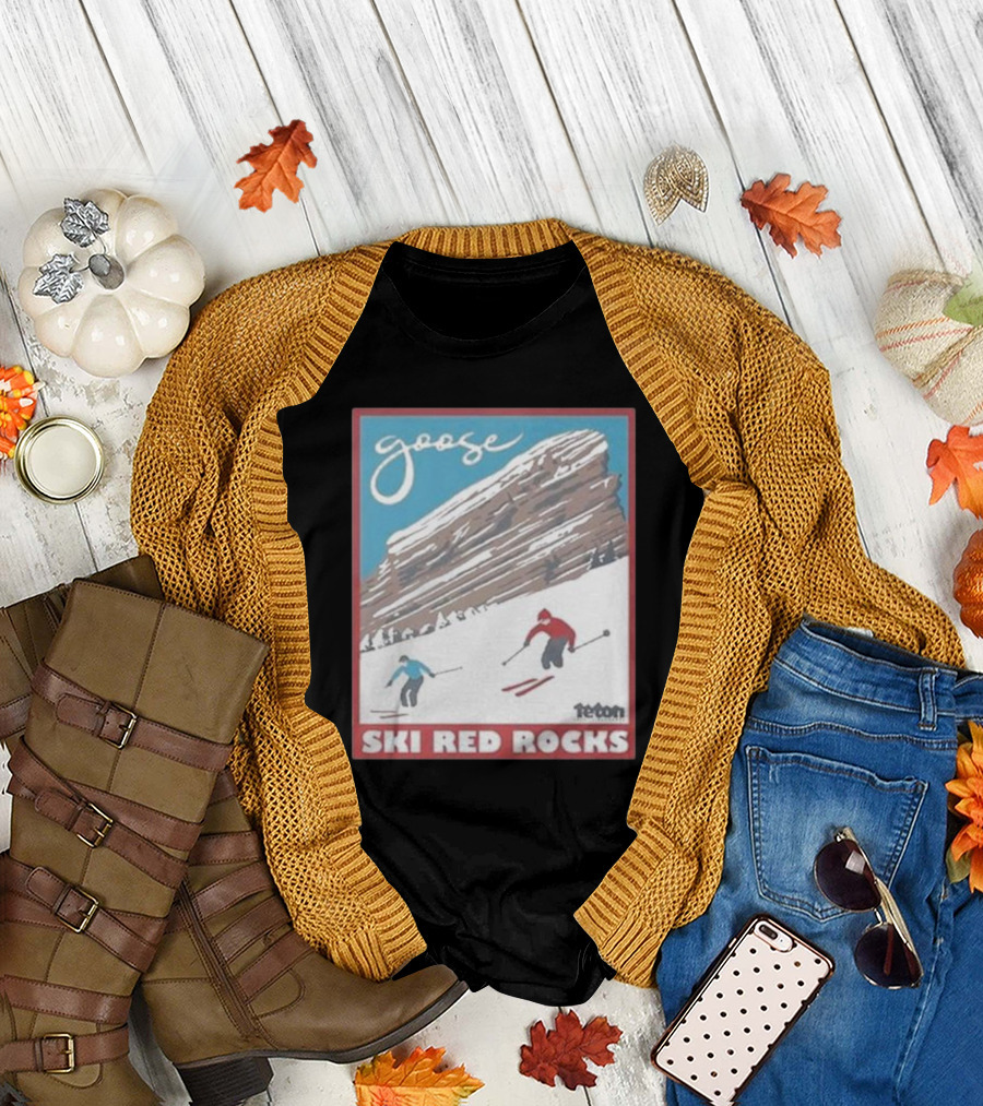 Goose Ski Red Rocks Teton T-Shirt