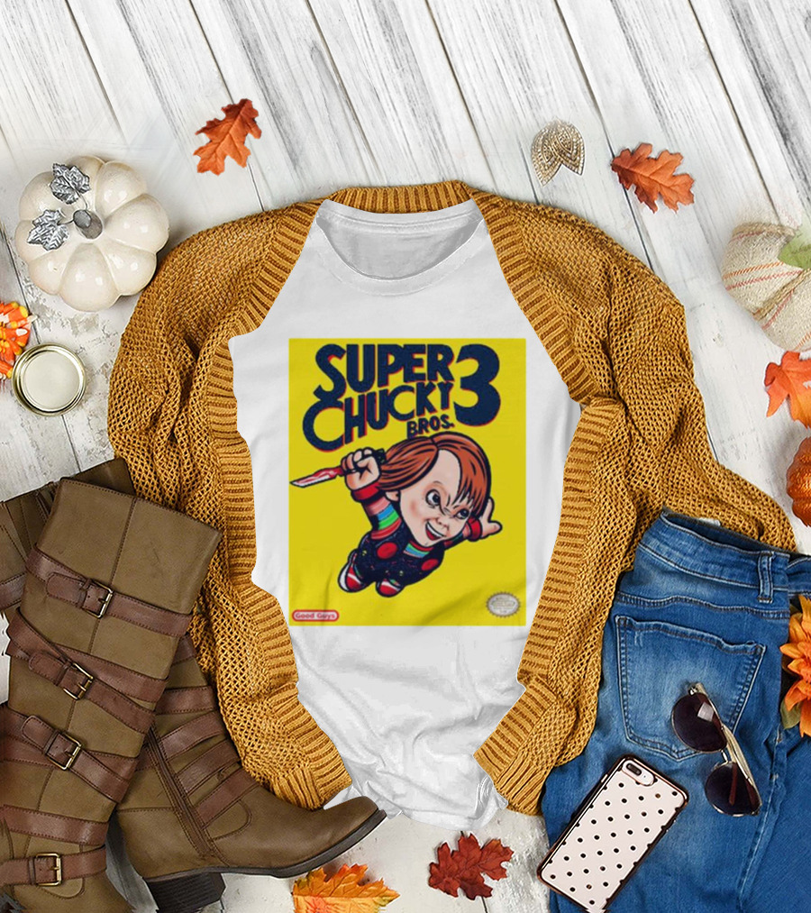 Super Chucky Bros 3 Good Guys Retro Game T-Shirt