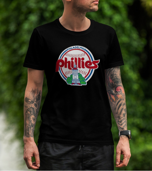 Philadelphia Phillies Cooperstown Collection Historic Liberty Bell Baseball T-Shirt