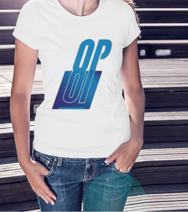 Oscar Piastri OP Blue Logo Motif T-Shirt