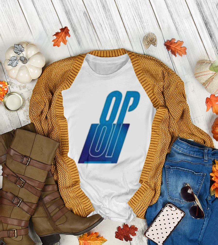 Oscar Piastri OP Blue Logo Motif T-Shirt