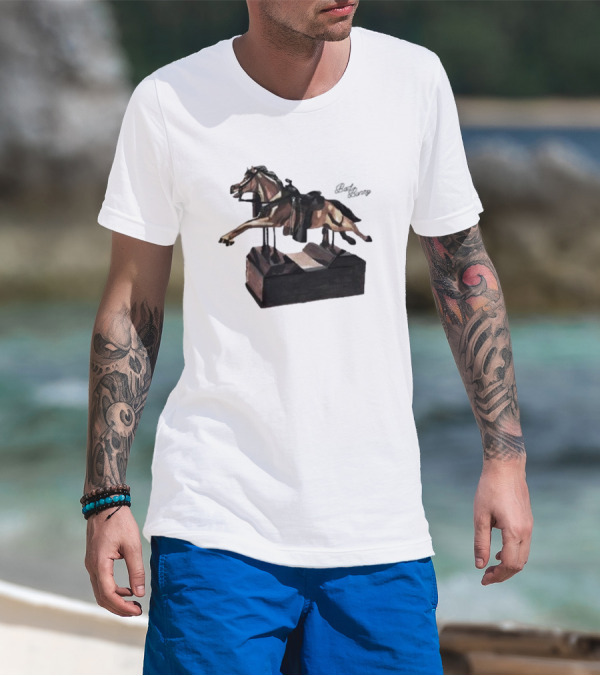 Bad Bunny Un Preview Horse Statue T-Shirt