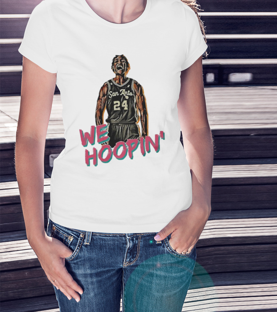San Anto 24 We Hoopin' Tom Petrini Devo T-Shirt