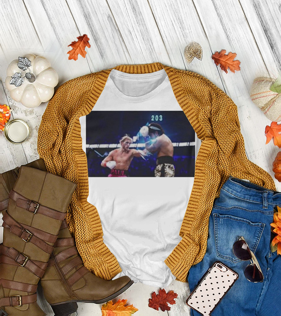 Logan Paul X Dillon Danis 203 Boxing Match Dynamic Action T-Shirt