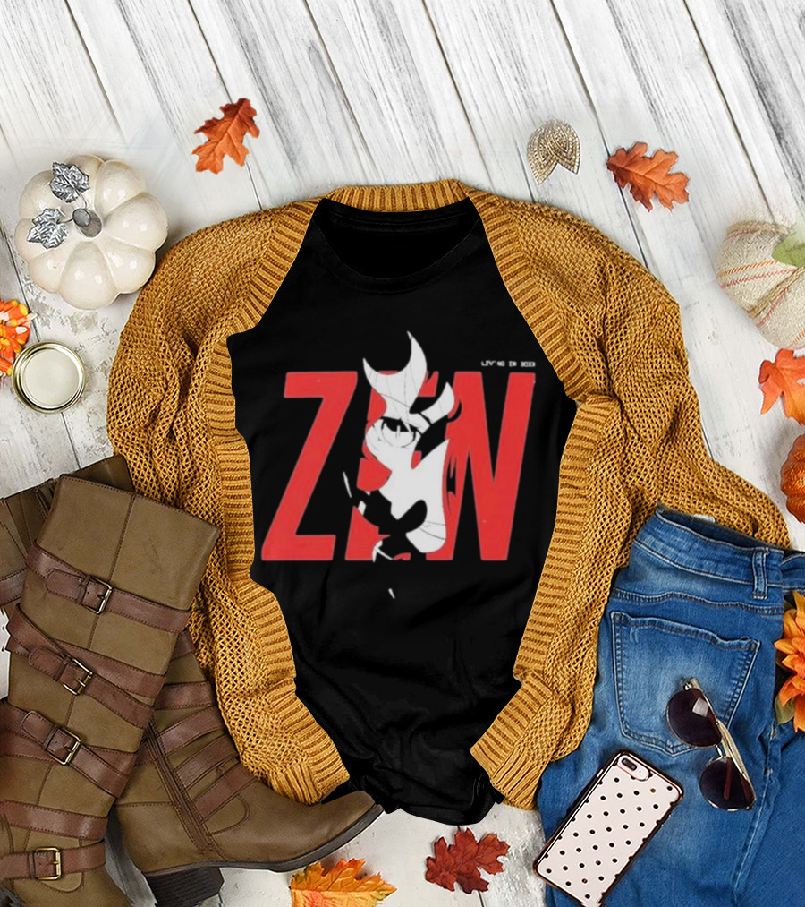 Vshojo Merch Zen Legacy Aesthetics with Zen Character Elements T-Shirt