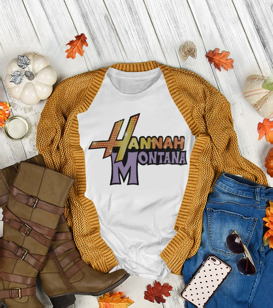 Hannah Montana Logo Classic Text T-Shirt