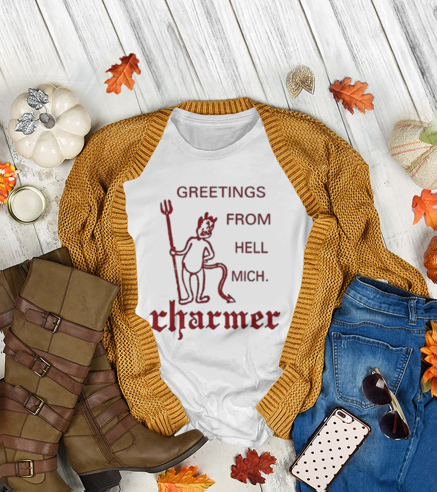Greetings From Hell Mich Charmer Devil T-Shirt