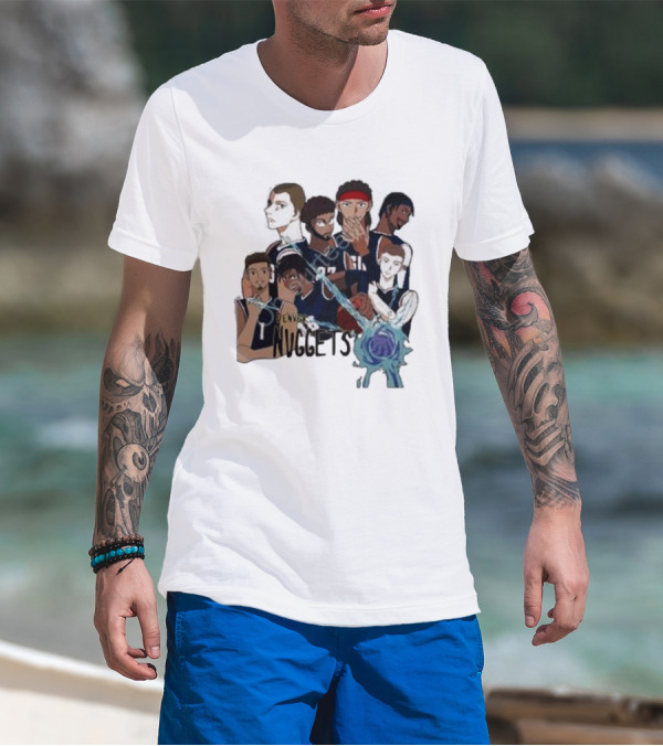 Denver Nuggets Jjk Jujutsu Kaisen Anime Crossover Fan Merch T-Shirt