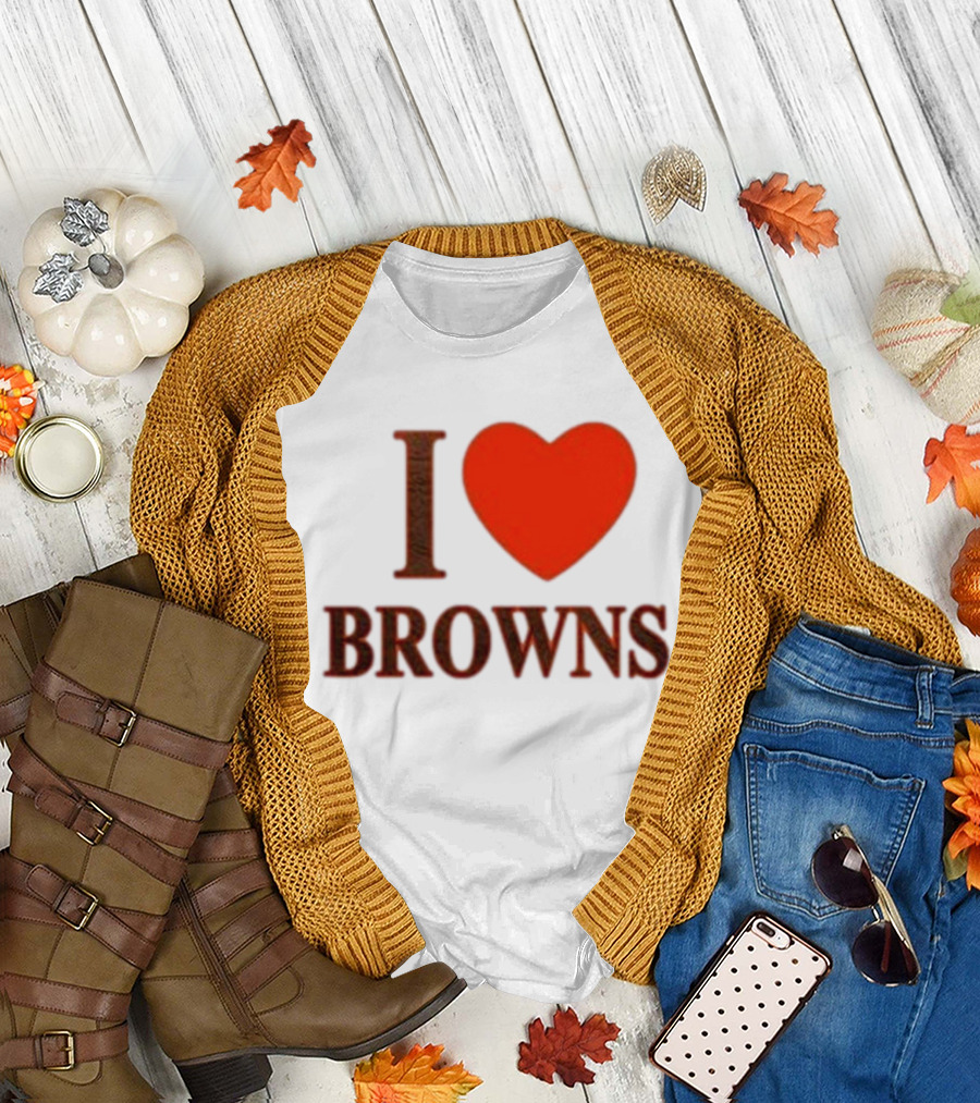 I Heart Browns T-Shirt