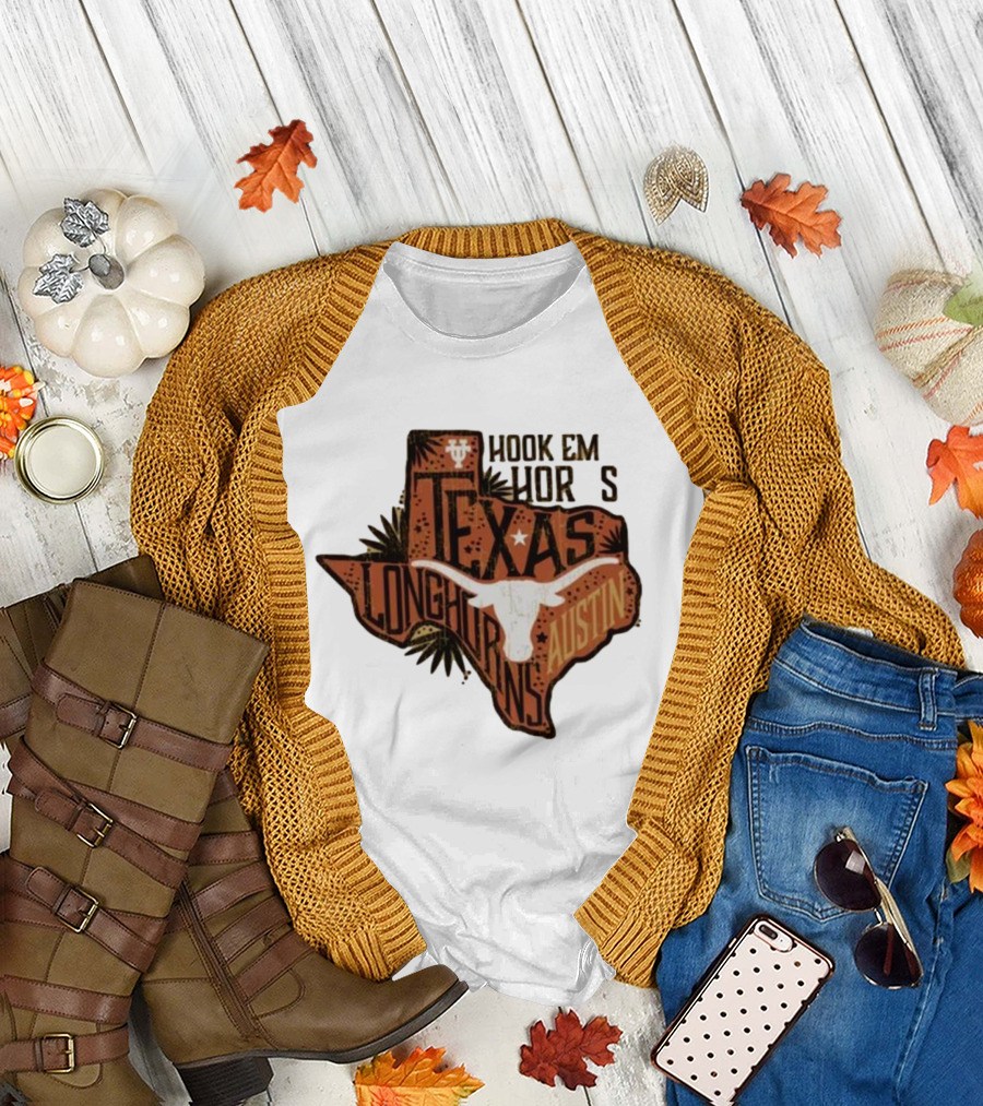 Texas Longhorns Hook 'Em Austin Comfort Wash Local T-Shirt