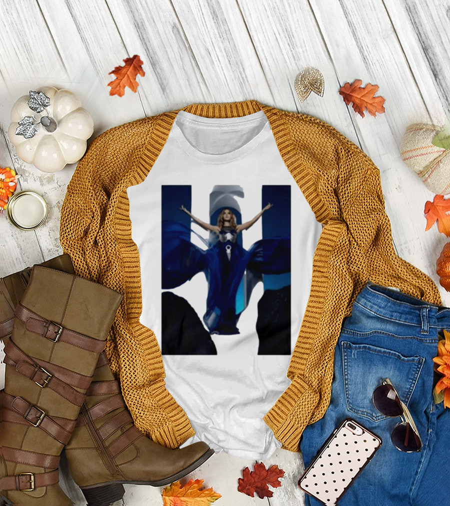 Kylie Minogue Aphrodite Blue Gown Iconic Pose T-Shirt
