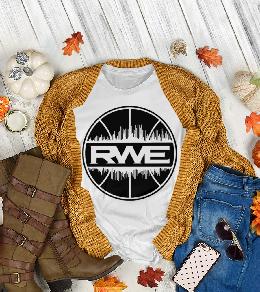 Over Time RWE Soundwave Basketball Circle T-Shirt