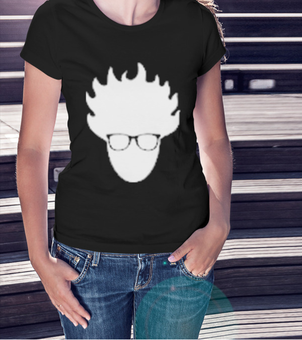 Viva Fro Iconic Glasses Silhouette Left Chest T-Shirt