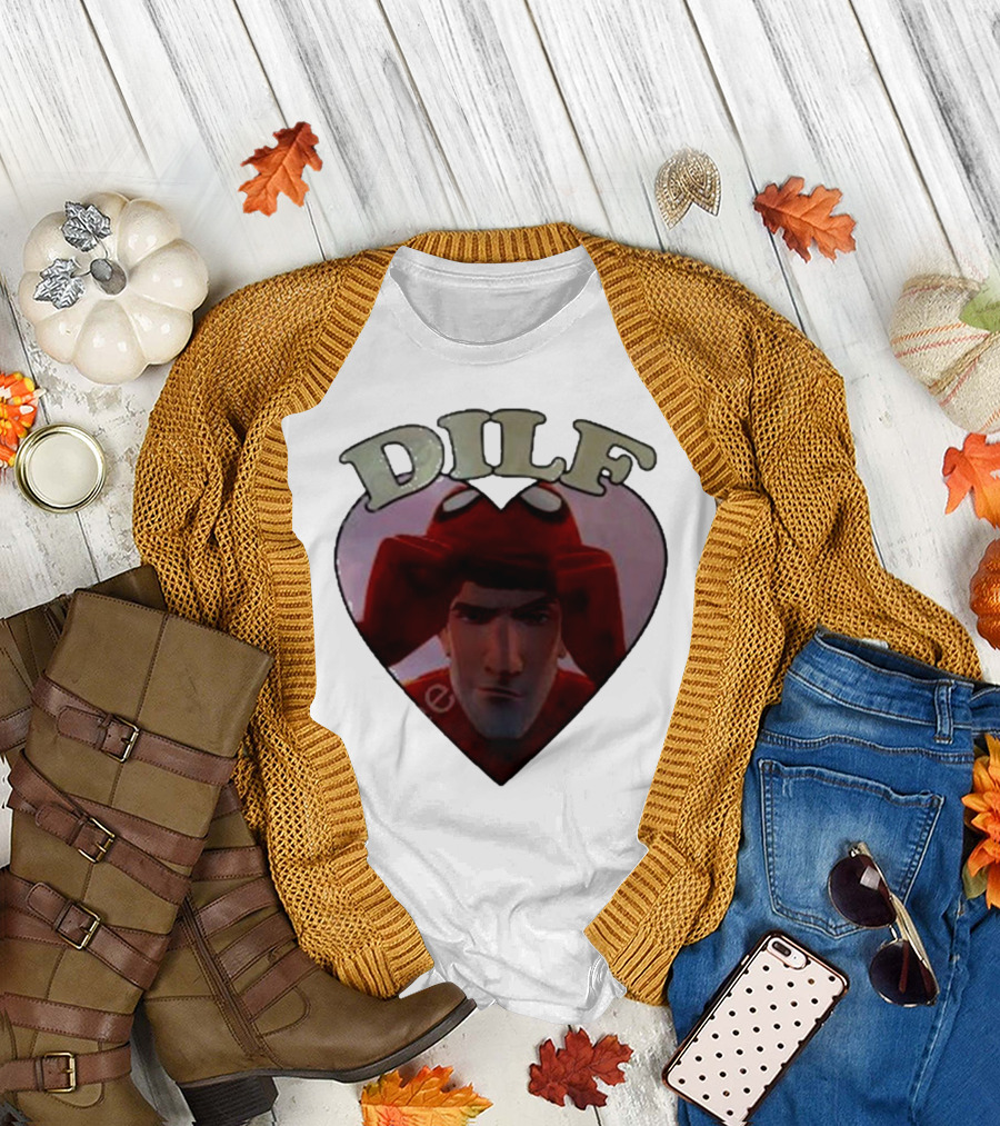 DILF Peter Mustardyardpress Merch Spider Cap Heart T-Shirt