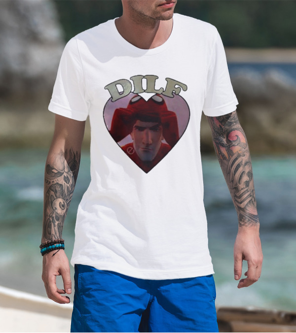 DILF Peter Mustardyardpress Merch Spider Cap Heart T-Shirt
