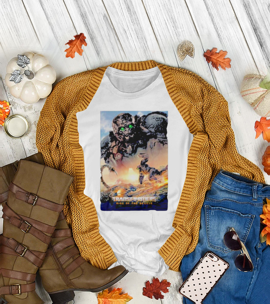 Optimus Primal Transformers Rise of the Beasts Movie T-Shirt