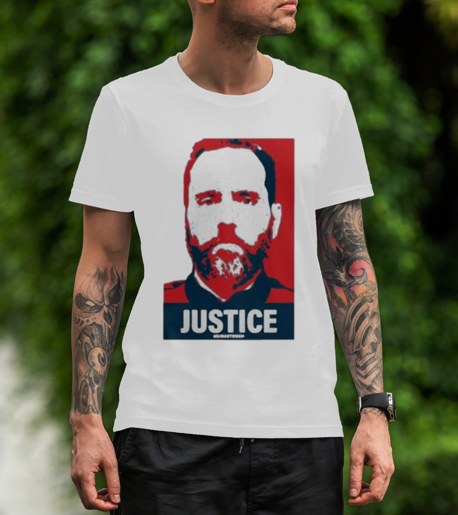 Meidastouch Store Jack Smith Justice Iconic Red And Blue T-Shirt