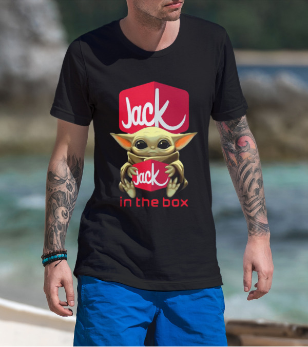 Baby Yoda Embrace Jack In The Box T-Shirt
